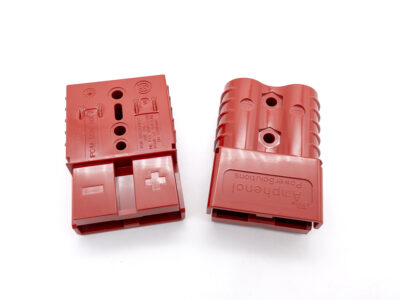 pistikukomplekt, 120A, punane, Amphenol