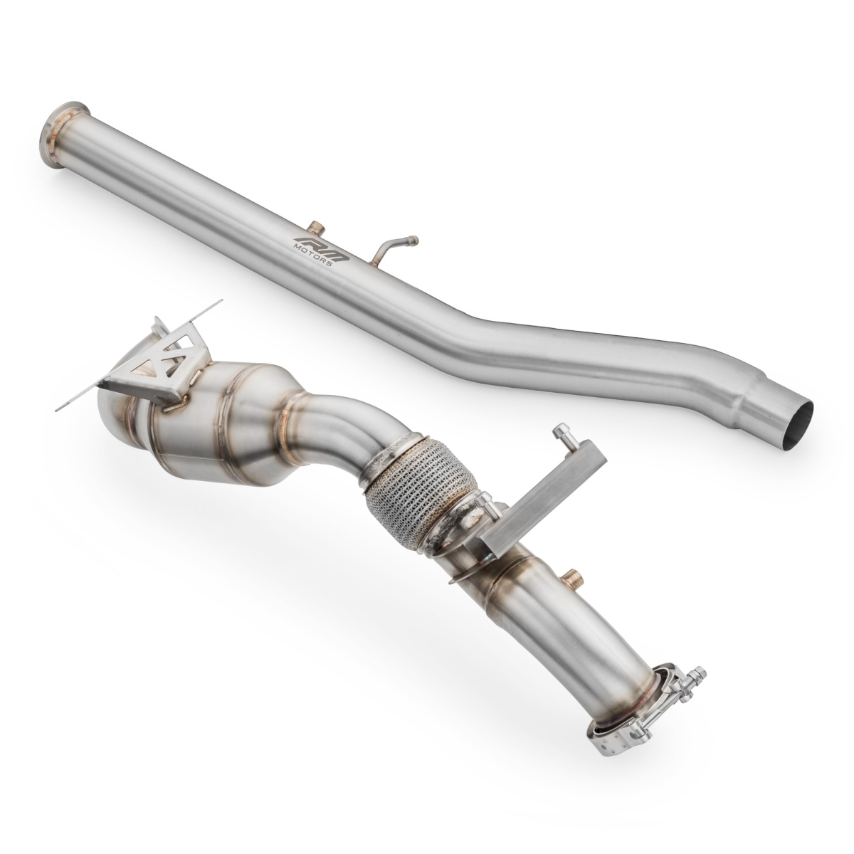 downpipe kit, VAG 2.0TSI MQB OPF catted, RM Motors - Image 4