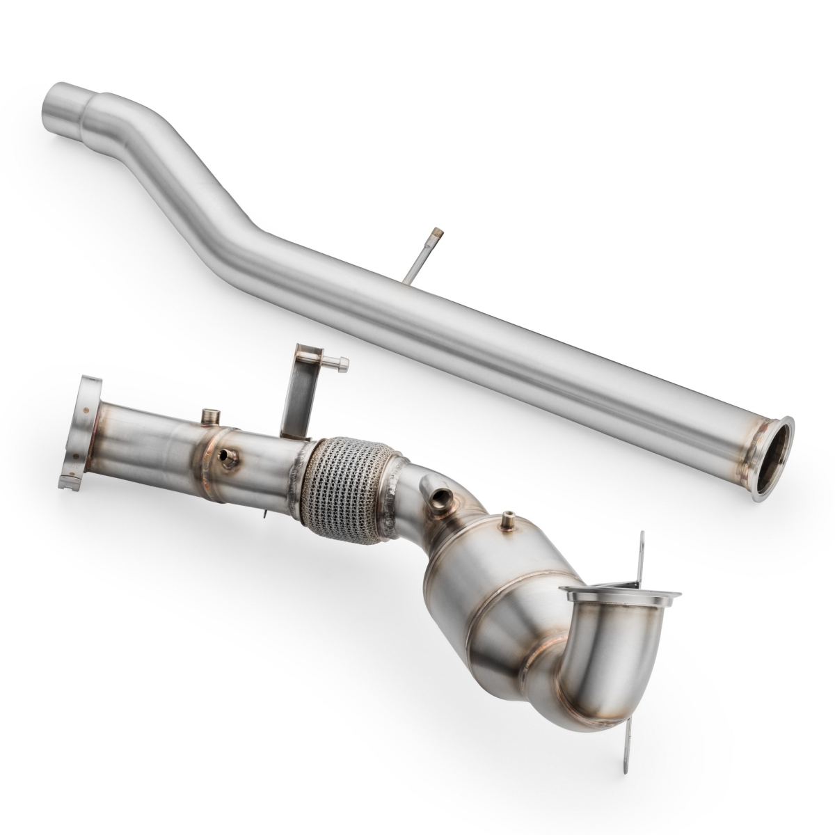 downpipe kit, VAG 2.0TSI MQB OPF catted, RM Motors