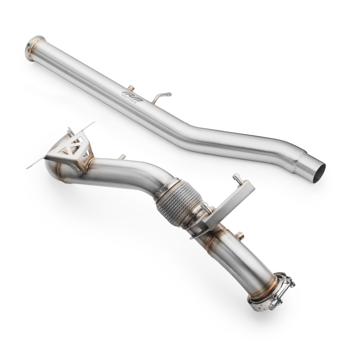 downpipe kit, VAG 2.0TSI MQB OPF catless, RM Motors - Image 3