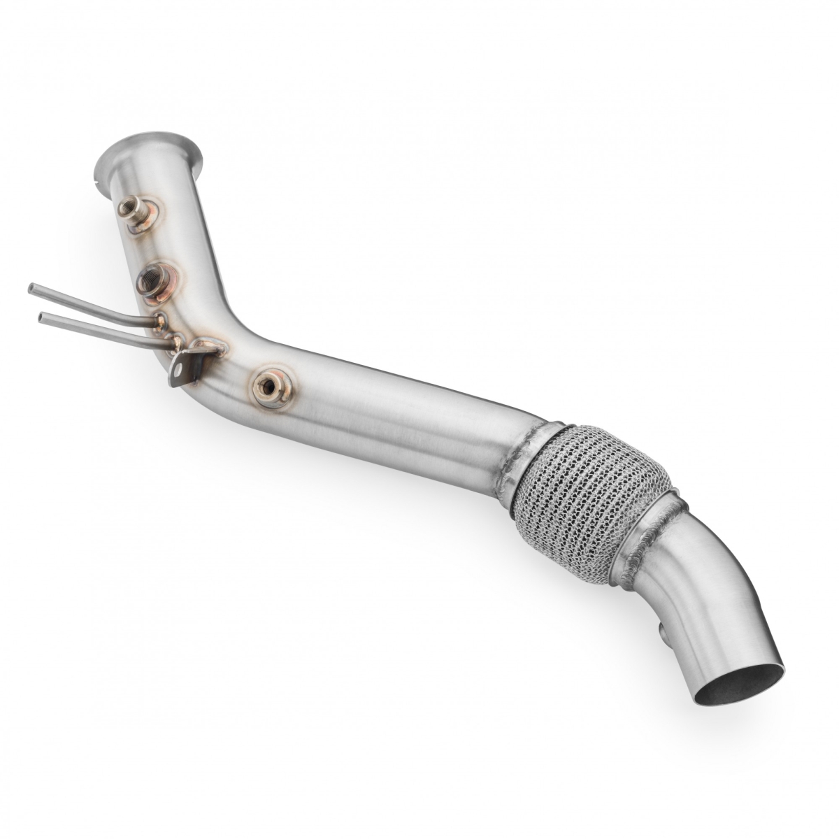 downpipe BMW F-seeria N47, B47 E6, catless, RM Motors - Image 2