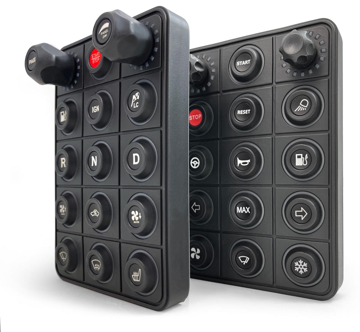 ECUMASTER CAN-nupupaneel, 15 nuppu, 2 pöördlülitit - Image 2